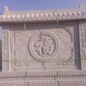 安康 芝麻白花岗岩屏风，照壁，影壁