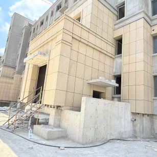 安康 黄金麻干挂，工地实拍
