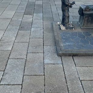 安康仿古石铺装效果