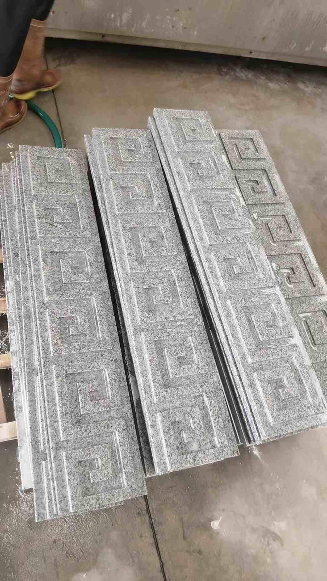 安康 别墅回纹线条，雕刻