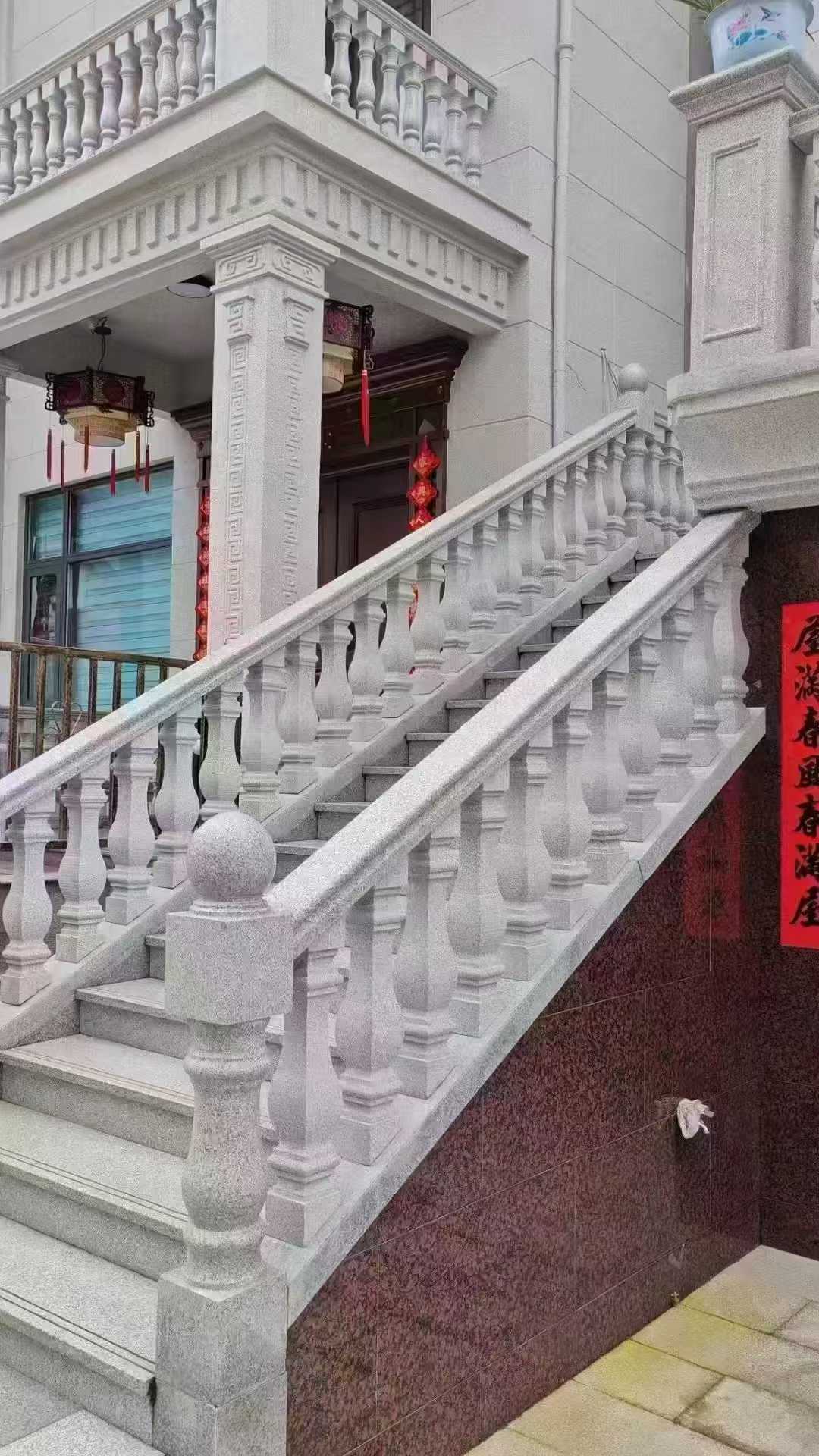 安康 天然石材 阳台庭院护栏、栏杆