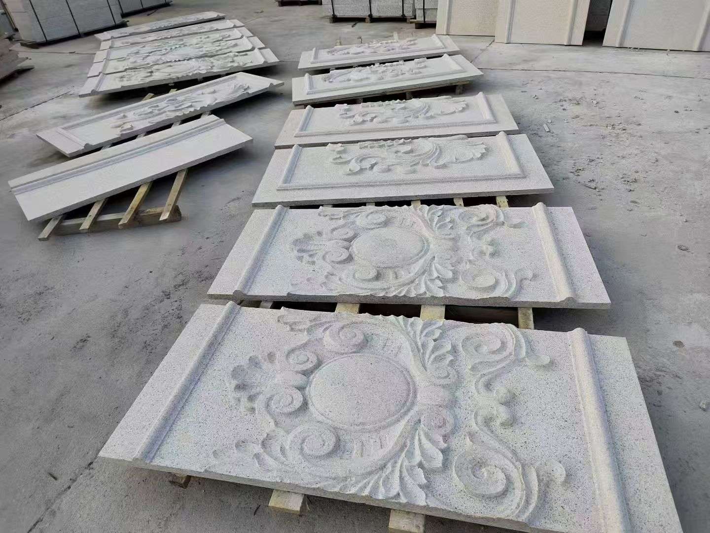 安康 芝麻白干挂雕花板