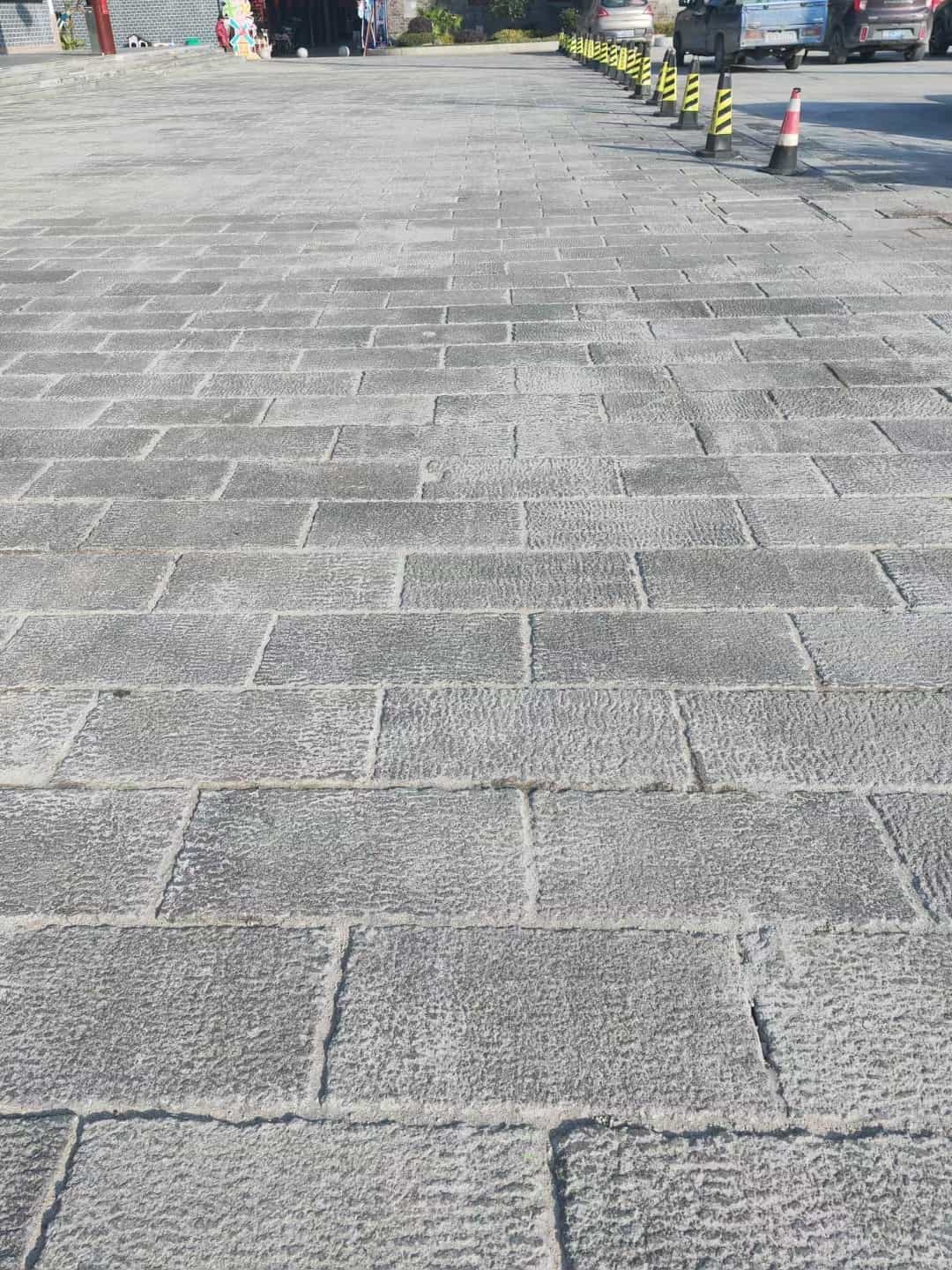 安康仿古石铺装效果