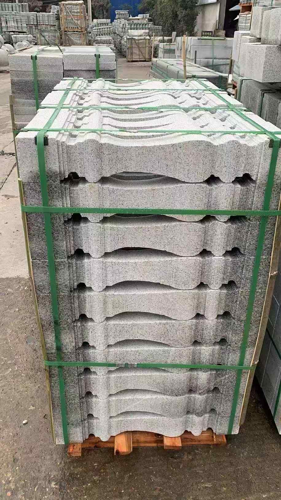 安康 芝麻白方形拉丝面，栏杆花瓶柱