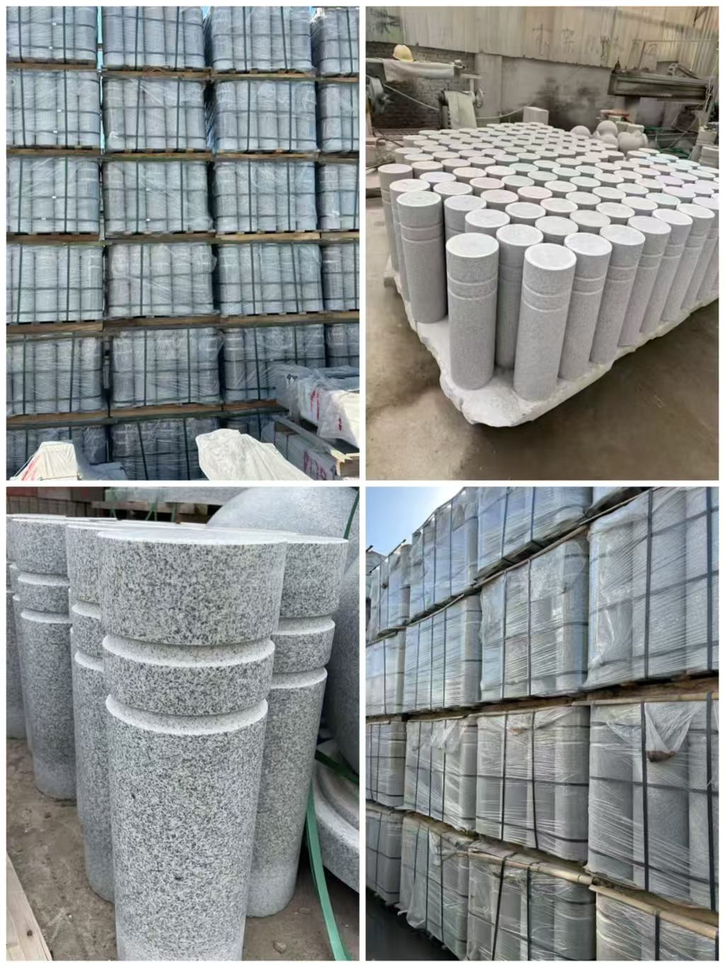 安康 芝麻白花岗岩挡车柱、隔离柱多少钱